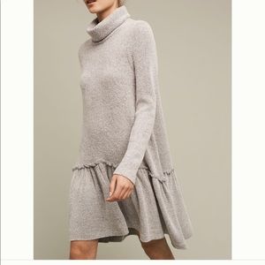 Anthropologie MOTH Grey Sweater Dress